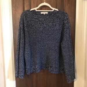 LOFT navy heather sweater